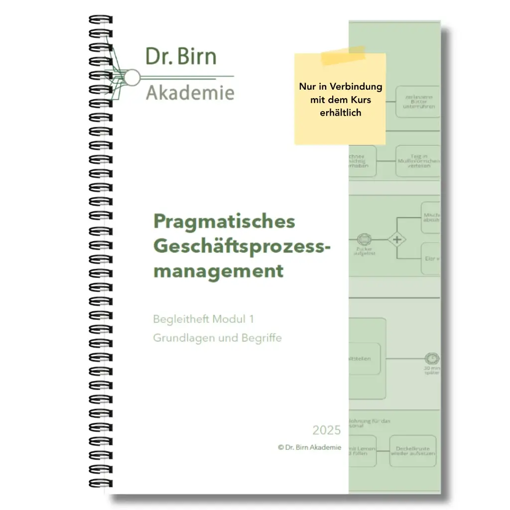 Pragmatisches Prozessmanagement, Begleitheft 1