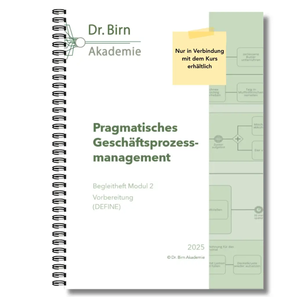 Pragmatisches Prozessmanagement, Begleitheft 2