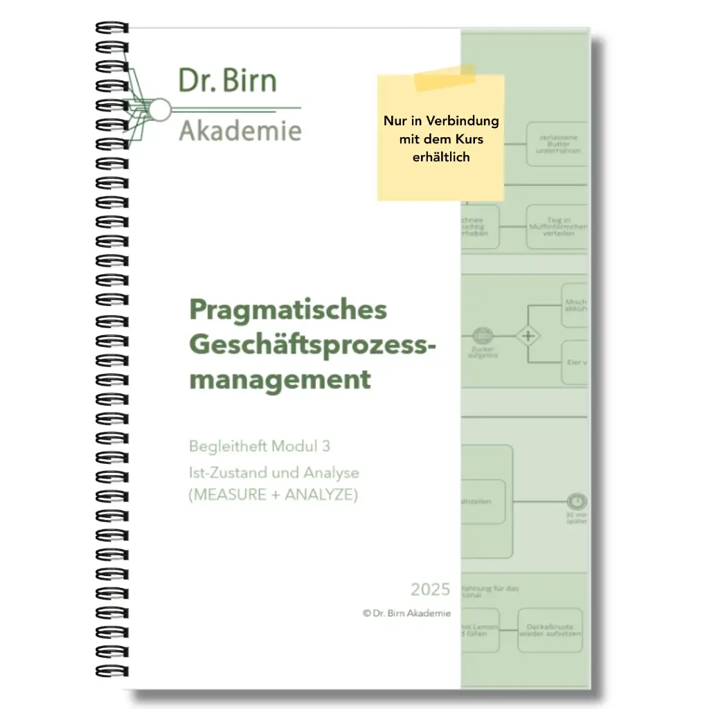Pragmatisches Prozessmanagement, Begleitheft 3